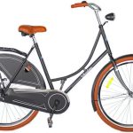 Wheelerz Omafiets mat zwart 28 inch
