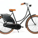 Wheelerz omafiets 3 speed 28 inch mat zwart