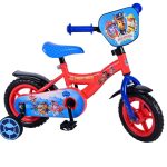 Paw Patrol Kinderfiets - Jongens - 10 inch - Rood/Blauw - Doortrapper
